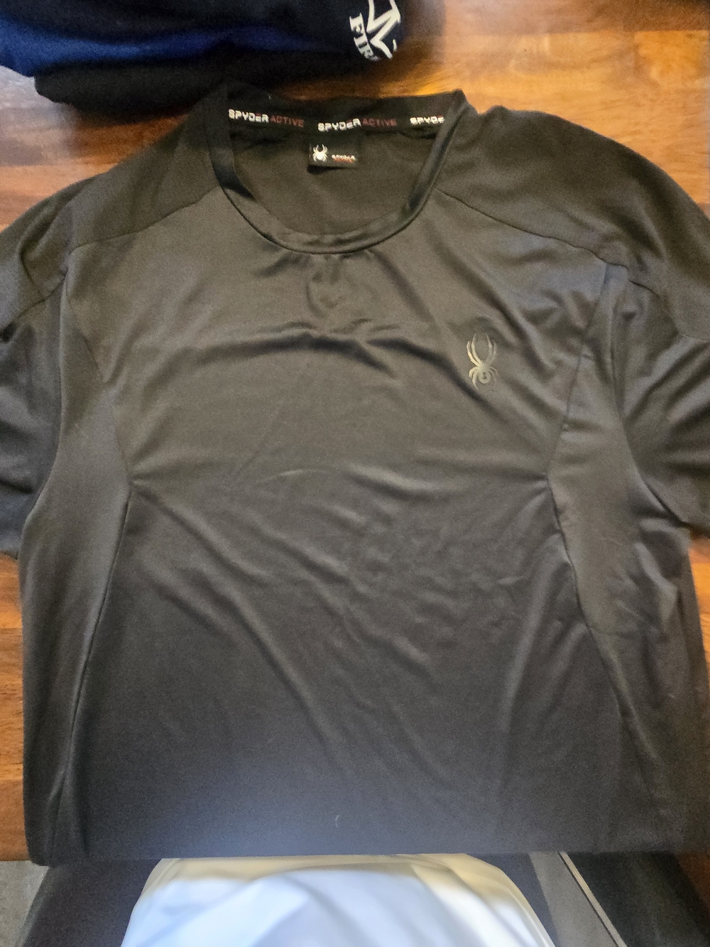 Spyder Men’s Black Short-Sleeve Performance Tee